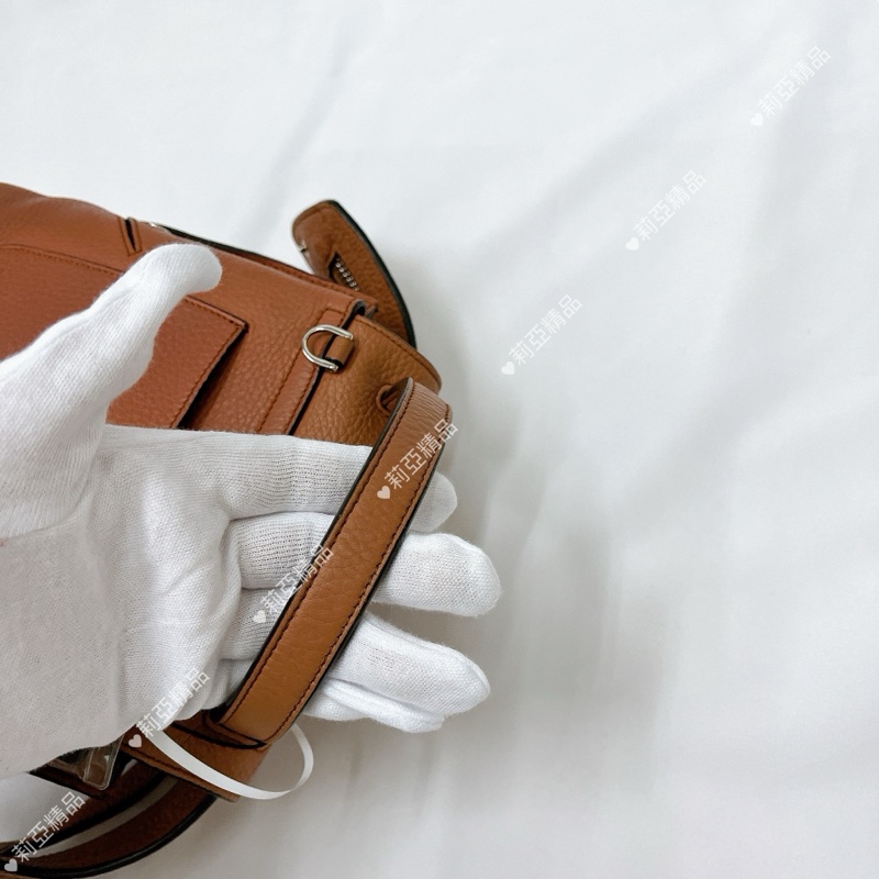 莉亞精品♡TODS Wave 牛皮大嘴包 二手-13