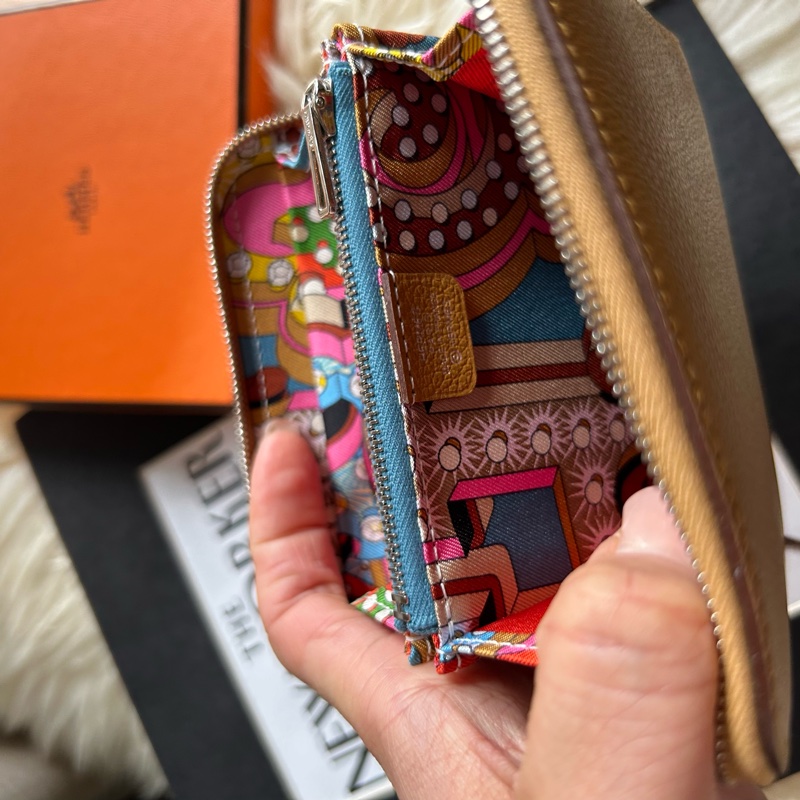 愛馬仕silk in compact 錢包-3