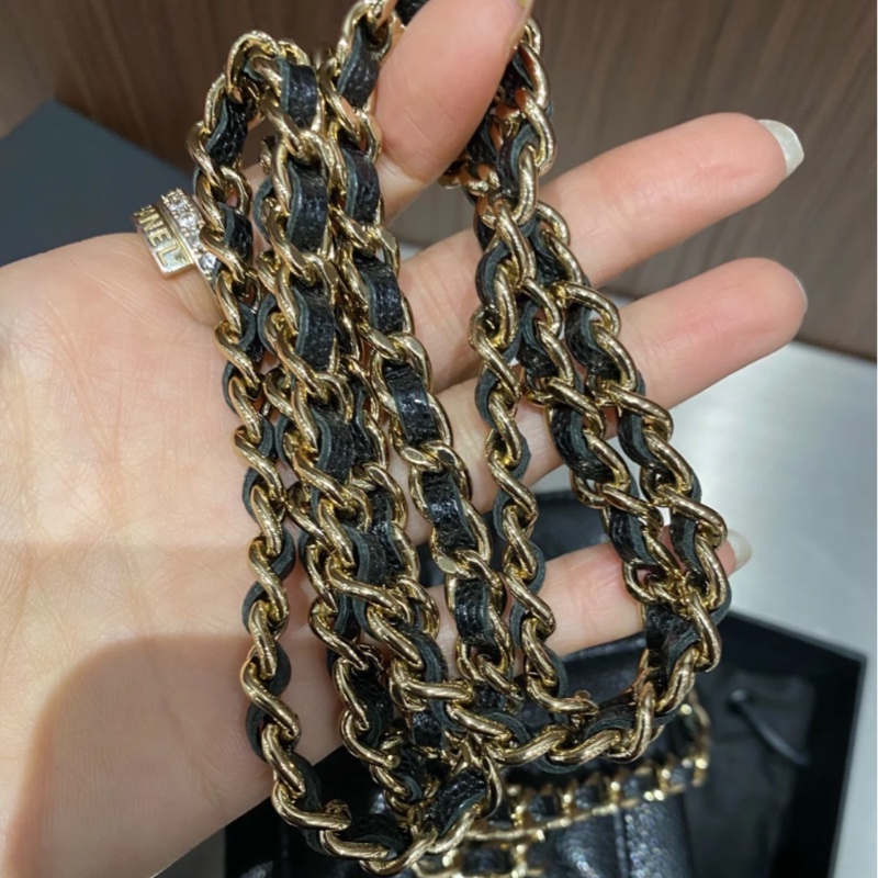 全配❤️香奈兒 #黑金 #荔枝皮 #手機包 #卡包-13