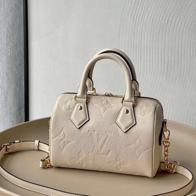 #全配🈶購證 #閒置新 Lv speedy20奶油白 晶片款speedy bandoulière 20-2