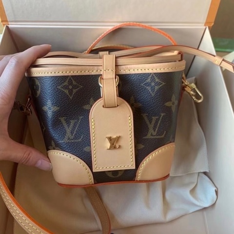 「JL精品代購」98新 LV 老花 迷你燒賣 ic 芯片款