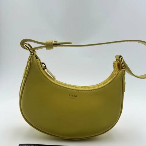 CELINE Mini Ava 小雞黃全皮款腋下包