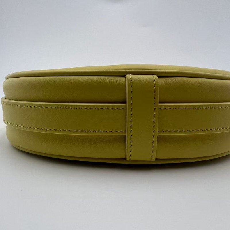 CELINE Mini Ava 小雞黃全皮款腋下包-11