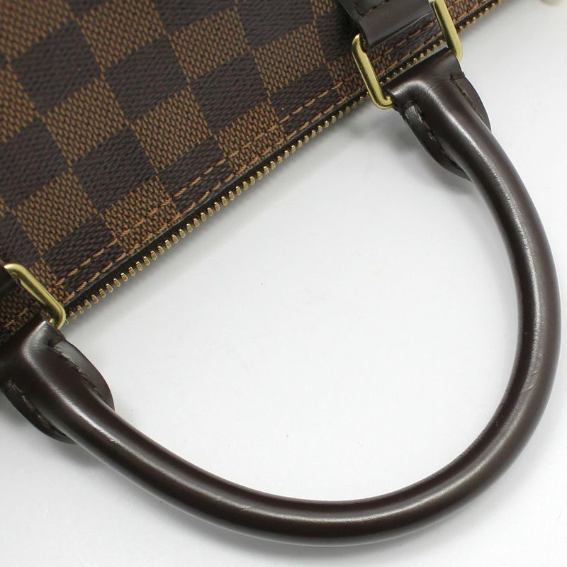 【包稅】LOUIS VUITTON 路易威登 Damier Ebene 全新 Bandoulière Speedy 30 肩背包-7