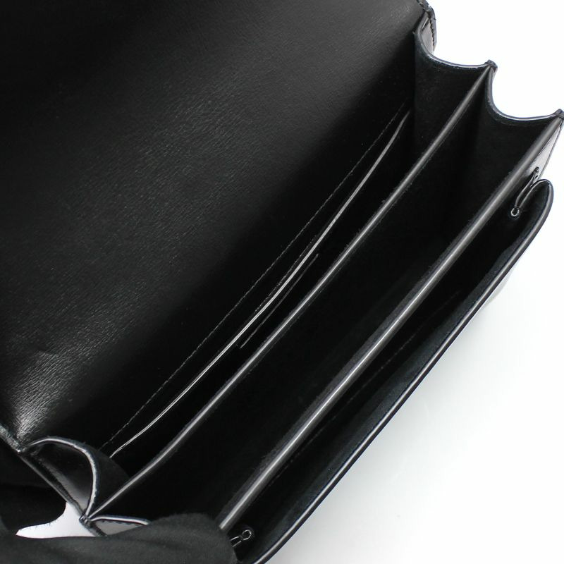 【包稅】SAINT LAURENT 黑色銀色Monogram Sunset中型鏈條單肩包-6