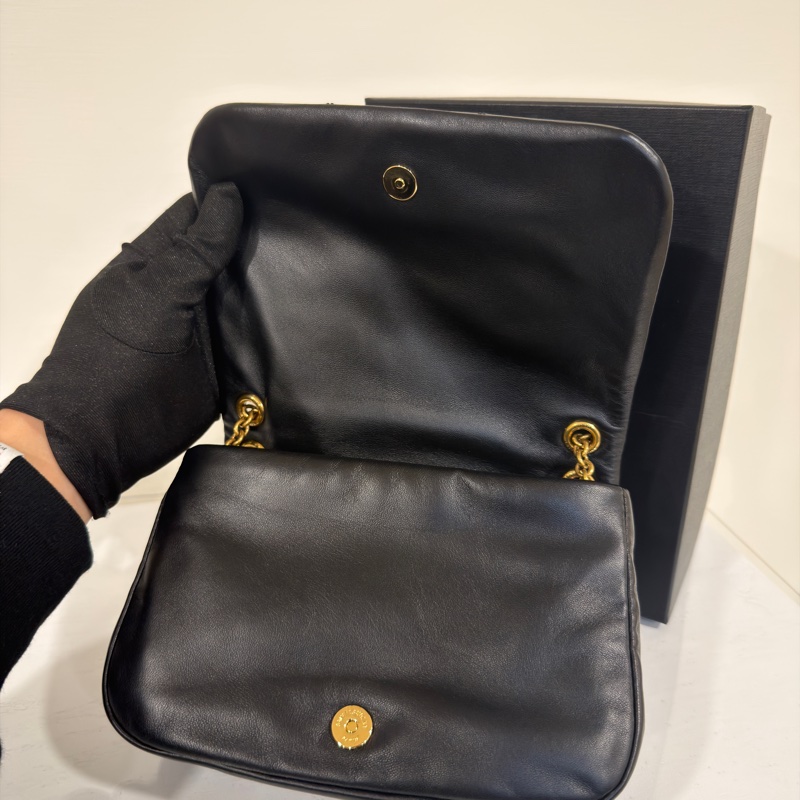 #近新閒置 #專櫃近🔟萬 #全網最低 Ysl Jamie黑金鏈條包 🉑斜挎/肩背-14