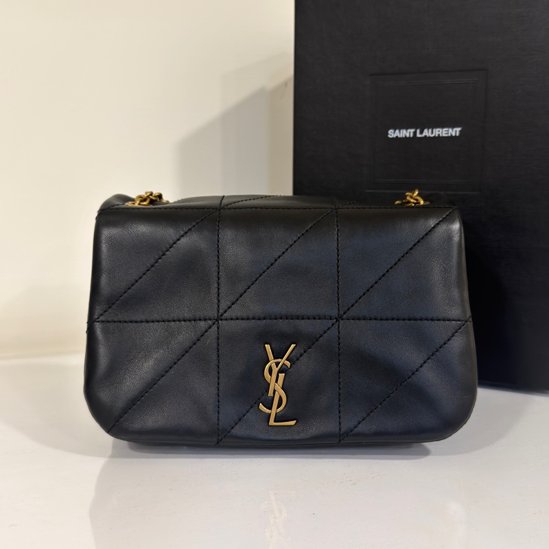 #近新閒置 #專櫃近🔟萬 #全網最低 Ysl Jamie黑金鏈條包 🉑斜挎/肩背-16