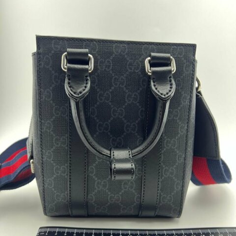 GUCCI GG Supreme 老花迷你托特包