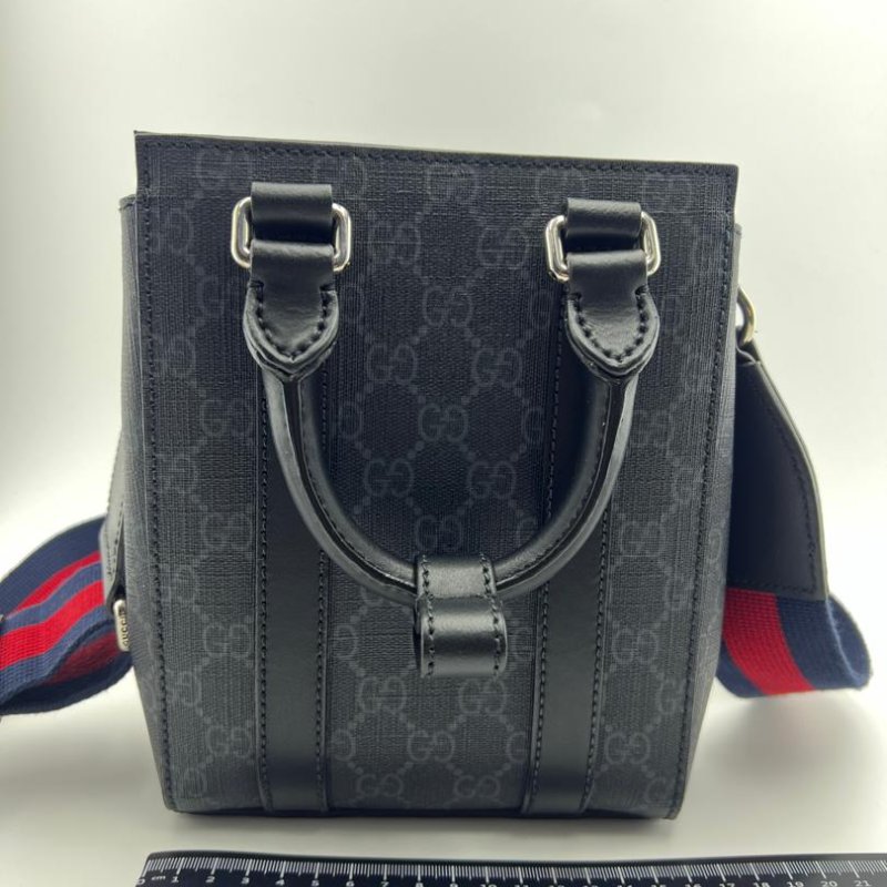 GUCCI GG Supreme 老花迷你托特包-7