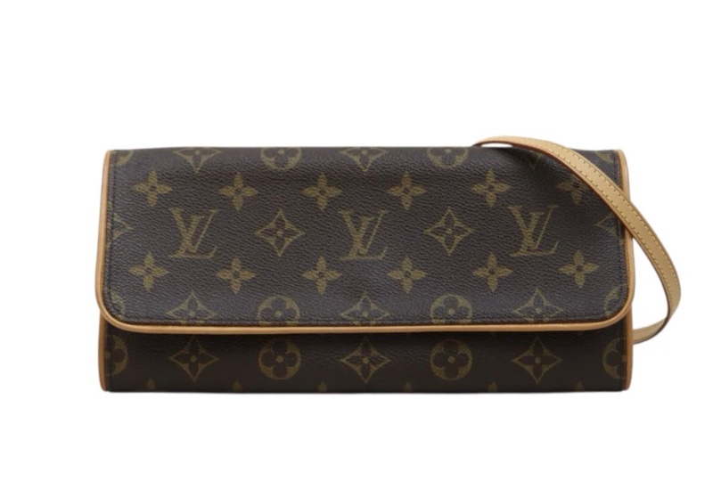 「JL精品代購」98新 LV 老花信封單肩包-2