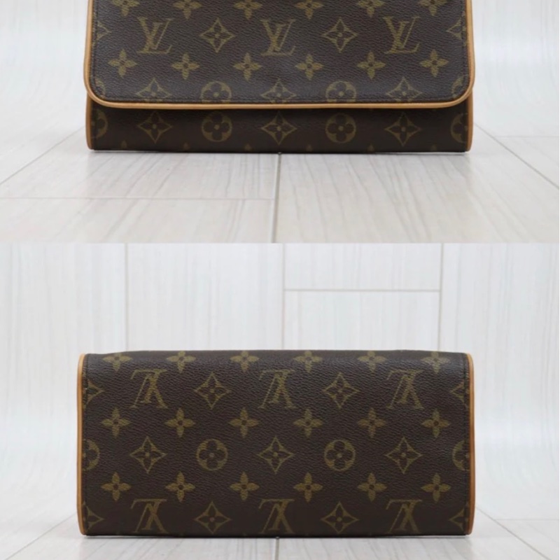 「JL精品代購」98新 LV 老花信封單肩包-3