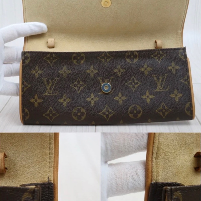 「JL精品代購」98新 LV 老花信封單肩包-7