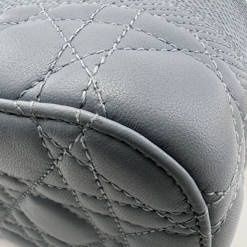 DIOR CARO 霧霾藍迷你盒子包-11