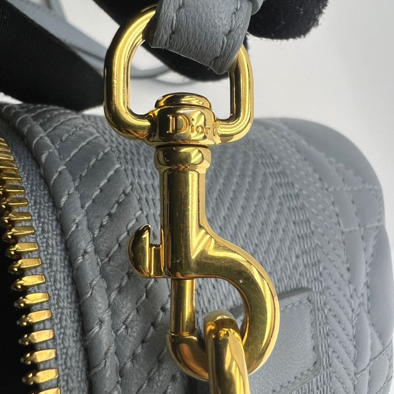 DIOR CARO 霧霾藍迷你盒子包-16