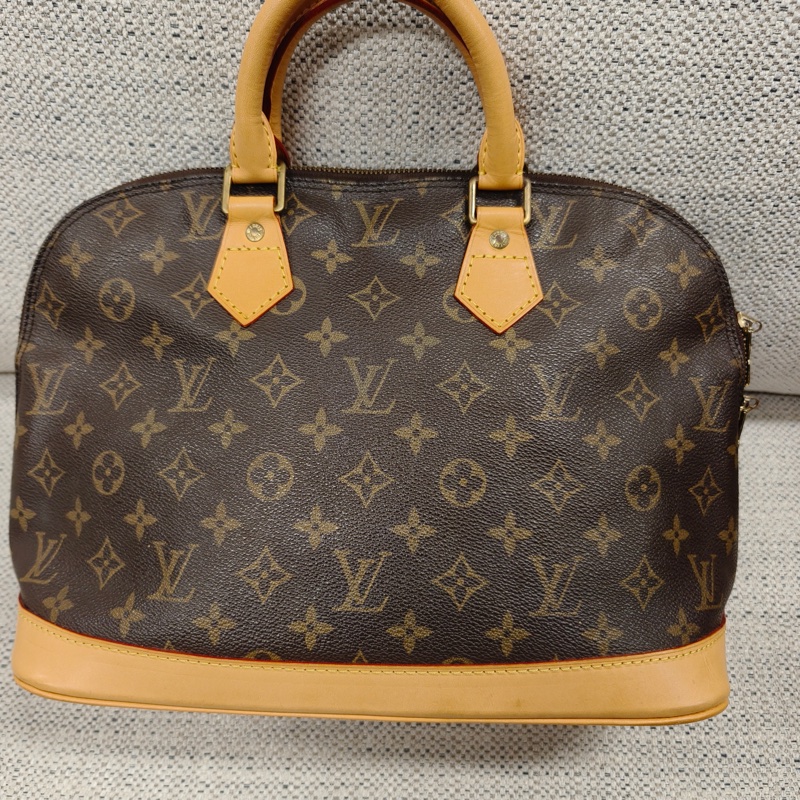 LOUIS VIUTTON 路易威登 Alma 老花色贝壳包 涂层帆布 手提包 公文包 男女通用款-1