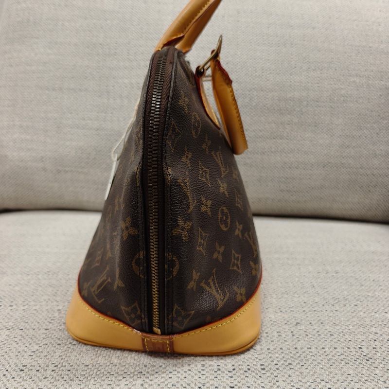 LOUIS VIUTTON 路易威登 Alma 老花色贝壳包 涂层帆布 手提包 公文包 男女通用款-2