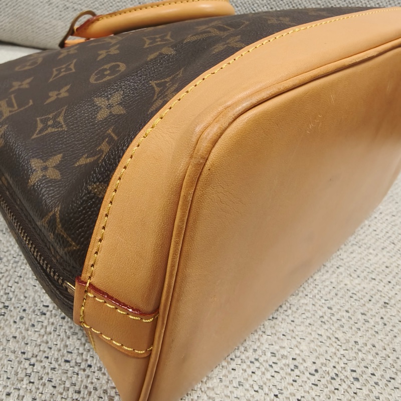 LOUIS VIUTTON 路易威登 Alma 老花色贝壳包 涂层帆布 手提包 公文包 男女通用款-7