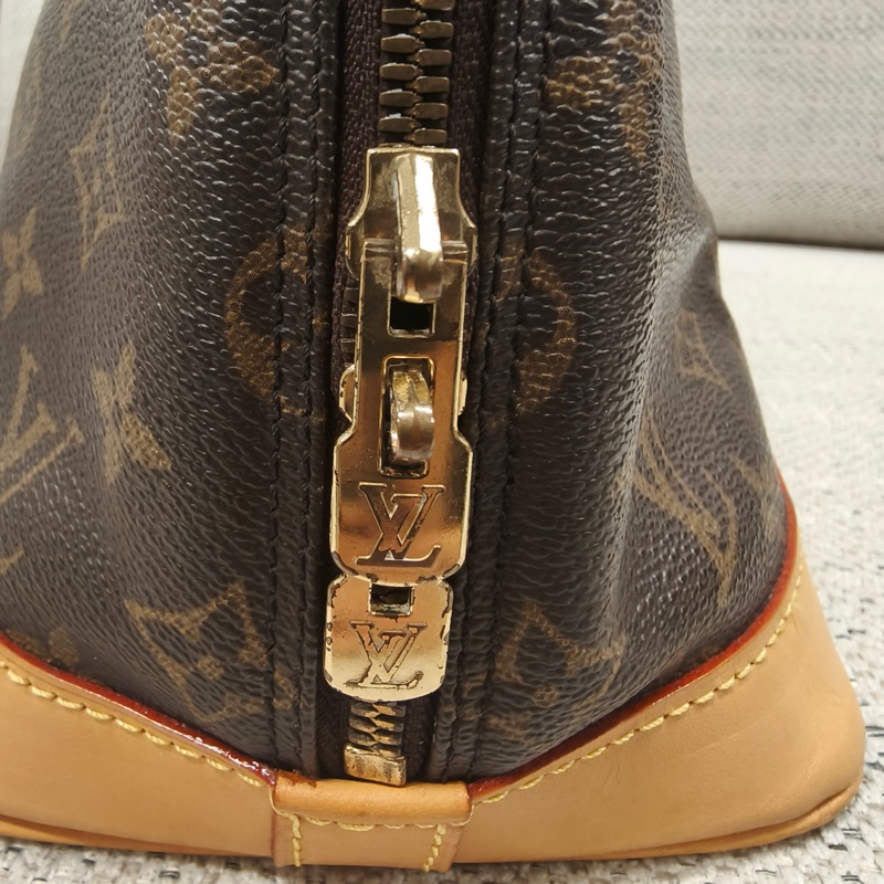 LOUIS VIUTTON 路易威登 Alma 老花色贝壳包 涂层帆布 手提包 公文包 男女通用款-8