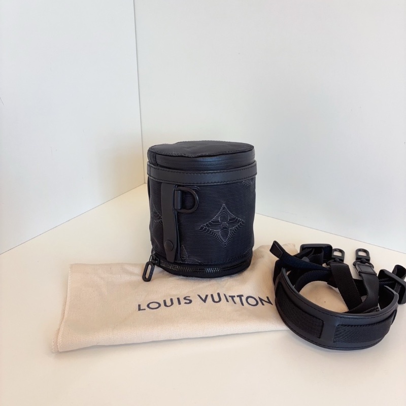 LV 2054 Expandable 炫彩水桶包秀款圓筒包12.5*12.5*13（加長23） 98新配件塵袋-5