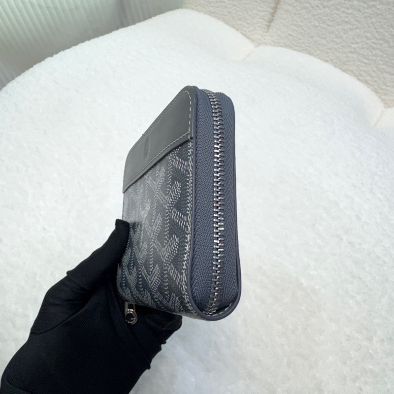 戈雅Goyard 灰色Matignon pm zip wallet 零錢卡包-2
