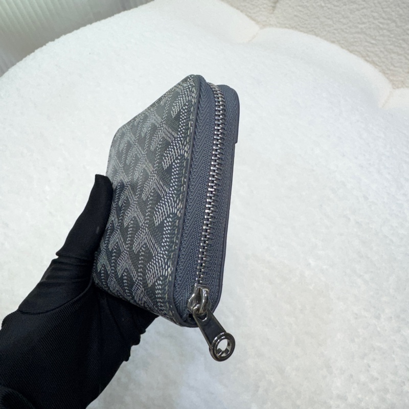 戈雅Goyard 灰色Matignon pm zip wallet 零錢卡包-3