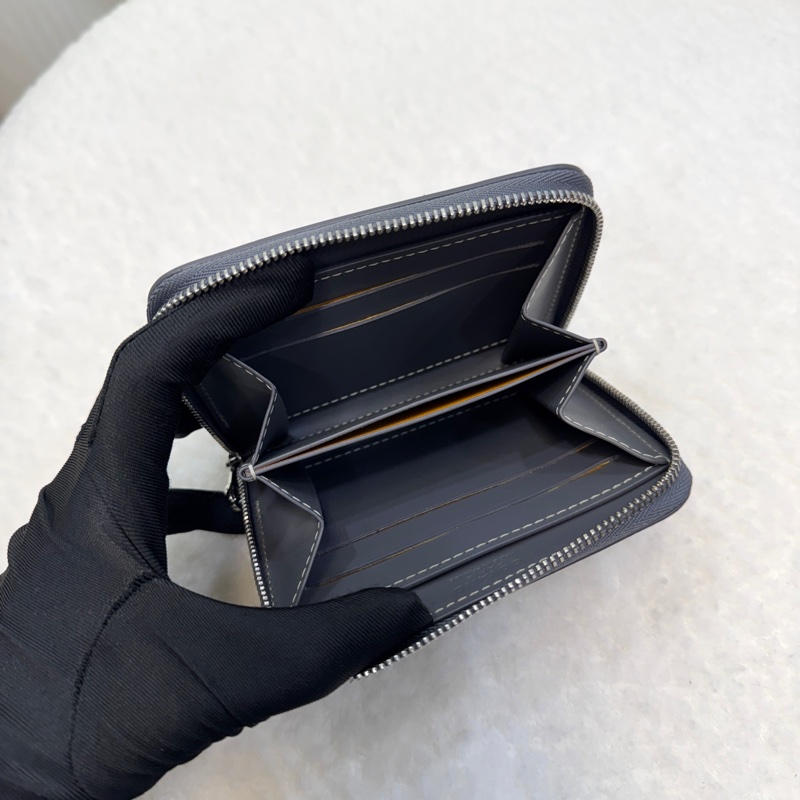 戈雅Goyard 灰色Matignon pm zip wallet 零錢卡包-6