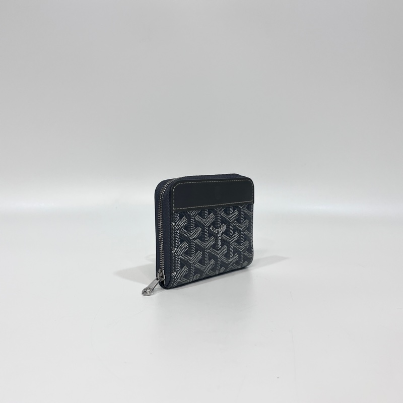 戈雅Goyard 灰色Matignon pm zip wallet 零錢卡包-11