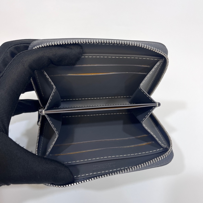 戈雅Goyard 灰色Matignon pm zip wallet 零錢卡包-16