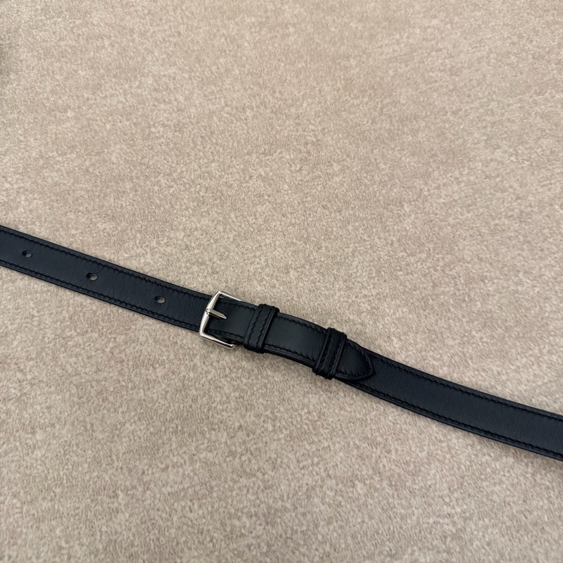 Hermes 可調式肩帶 黑銀-1