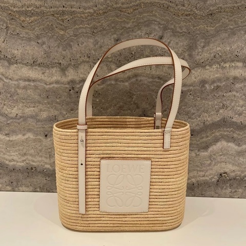 「JL精品代購」98新 Loewe 草編 肩背包