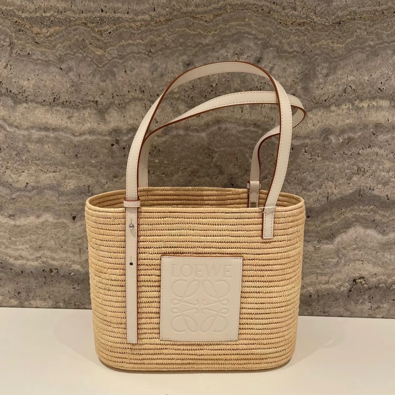 「JL精品代購」98新 Loewe 草編 肩背包-0