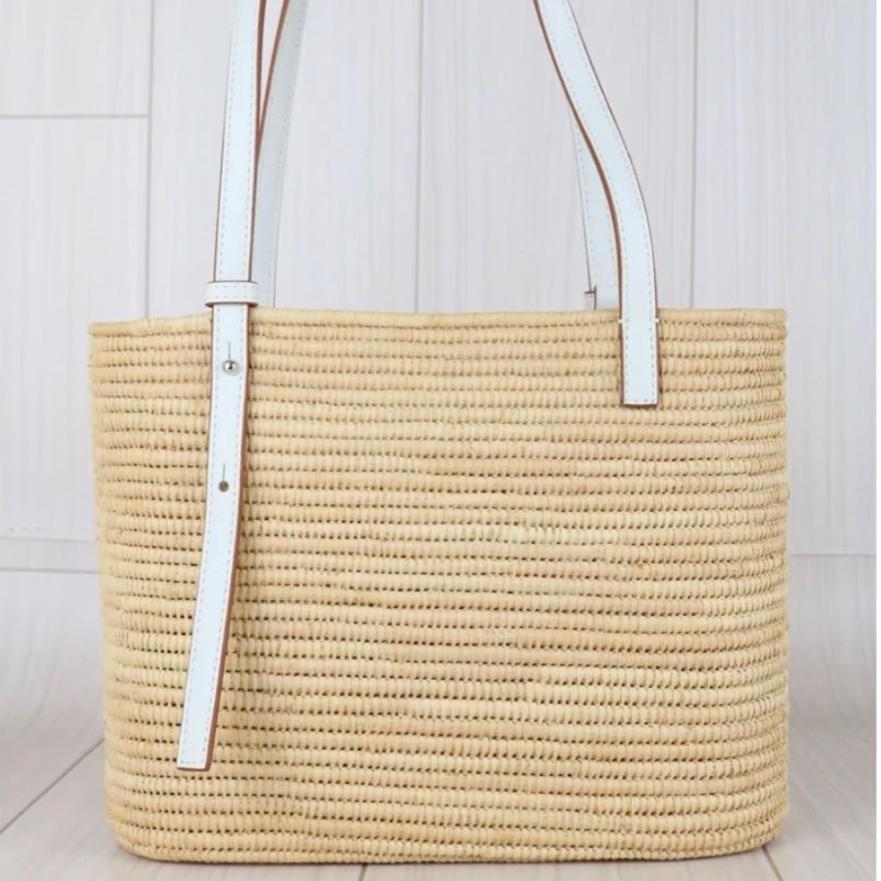 「JL精品代購」98新 Loewe 草編 肩背包-4