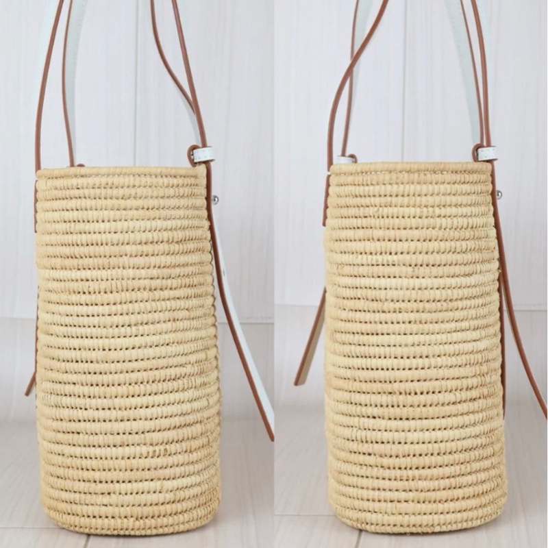 「JL精品代購」98新 Loewe 草編 肩背包-5