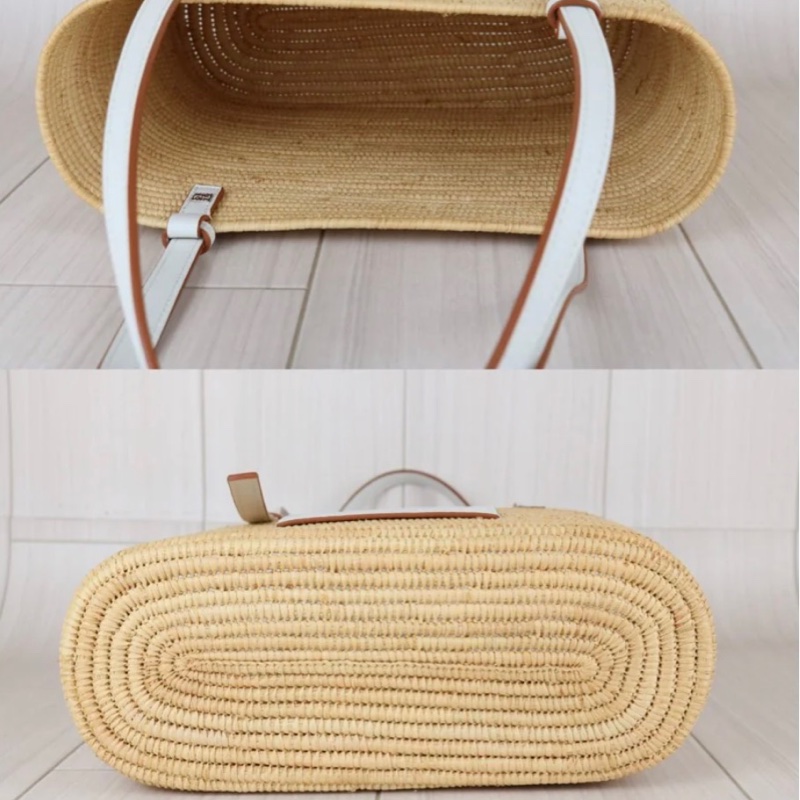 「JL精品代購」98新 Loewe 草編 肩背包-6