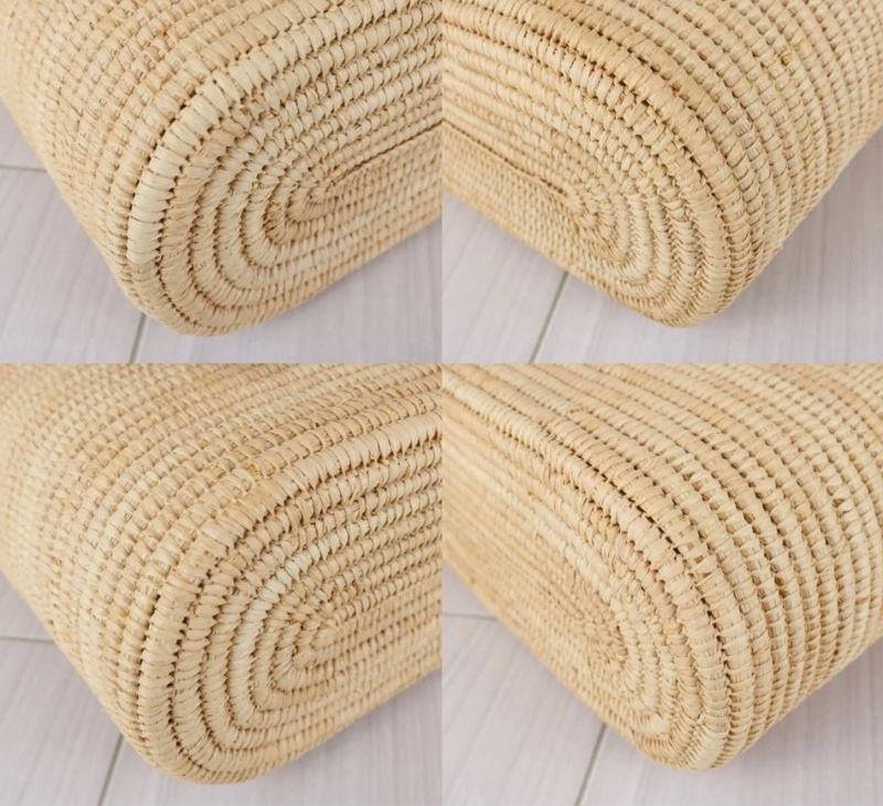 「JL精品代購」98新 Loewe 草編 肩背包-9