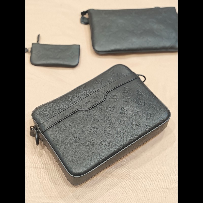 LV trio 新款 黑武士三合一牛皮壓花款 m46602-7