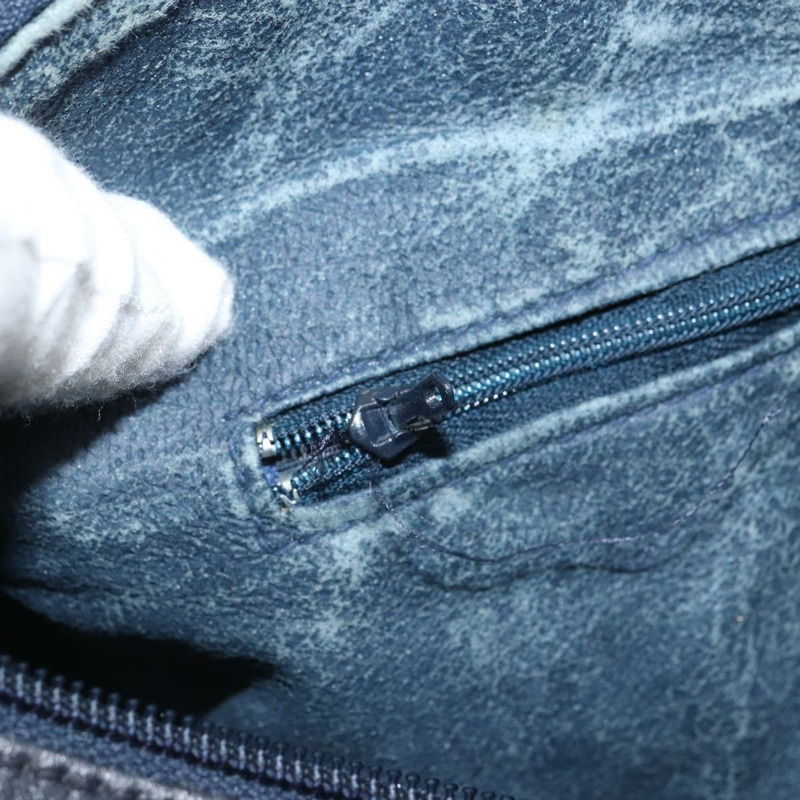 【日本直送】GUCCI GG Supreme Sherry Line 迷你波士頓包 PVC 海軍藍金色 正品 am10364-20