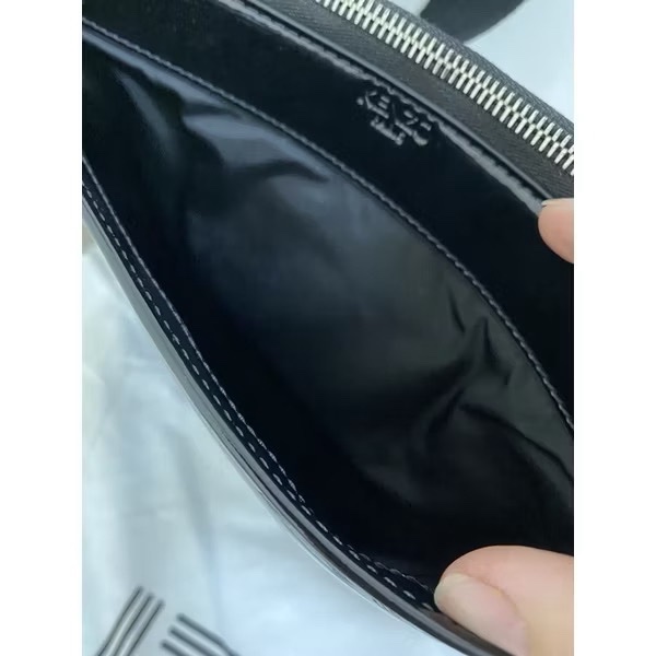 台中大遠百 Kenzo 皮亮面雙層手拿包 大款/9.9新🆕-6