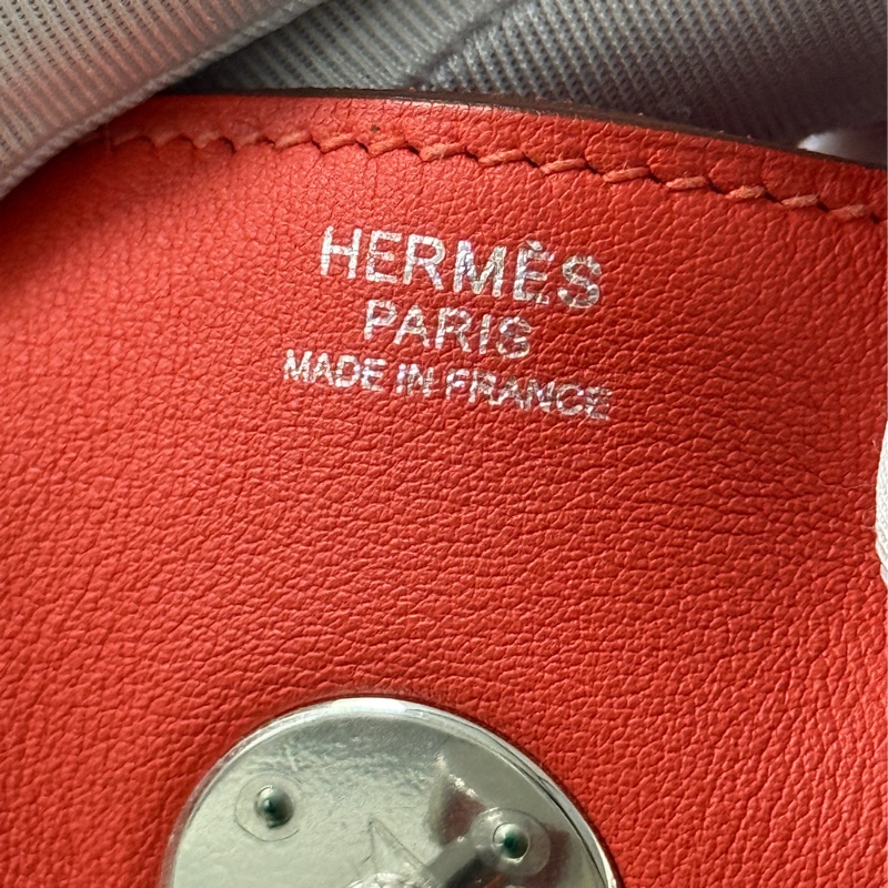 🌈Hermes❤️Lindy 30❤️R1大地橘銀扣🌟99新🌟Evercolor皮🌟愛馬仕🌟-1