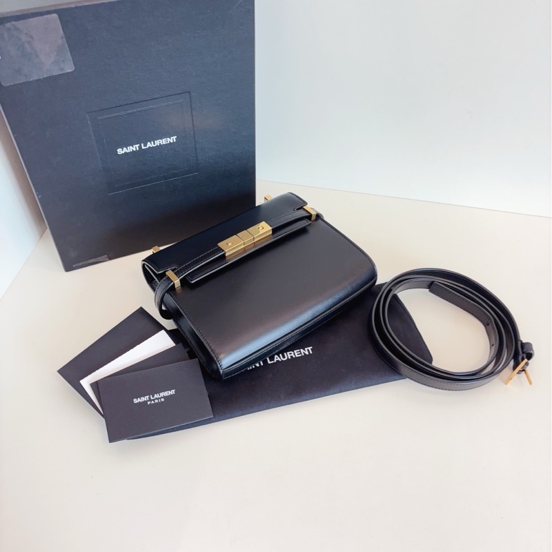 ✨Saint Laurent mini 黑金曼哈頓 小kelly 配件齊全🖤-8