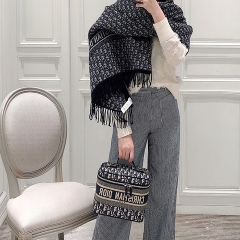 ✨Dior Travel vanity刺繡🪡 大號化妝盒 🖤