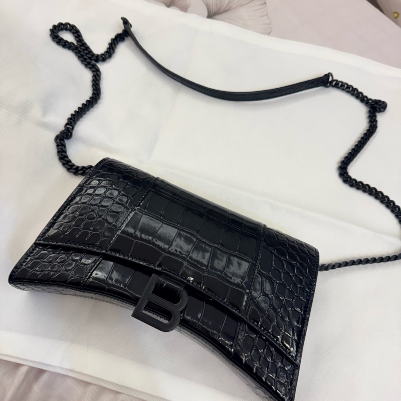 巴黎世家黑色沙漏包-0