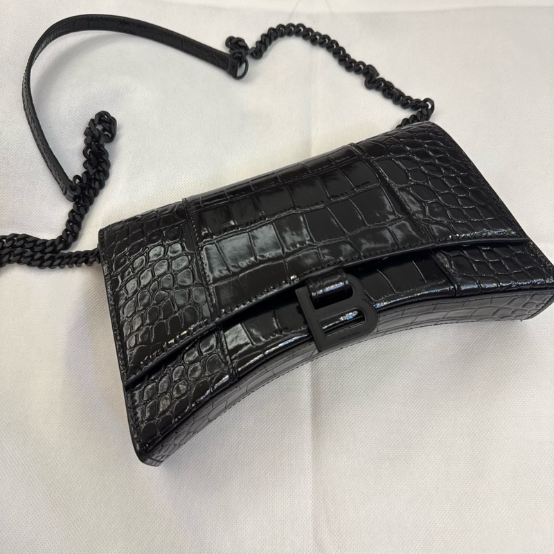 巴黎世家黑色沙漏包-5