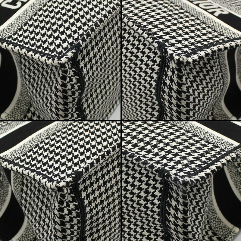 【包稅】DIOR 千鳥格紋手提包 36 中手提袋-8