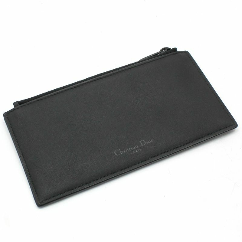 【包稅】DIOR 黑色霧面皮革馬鞍形WOC斜背包-9