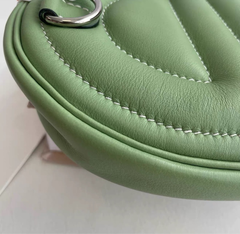 🌈Hermes💚In the loop🌟豬鼻子腰包💚牛油果綠銀扣🌈98新🌟Swift 皮🌟beltbag🌟豬鼻子🌟愛馬仕🌟-5