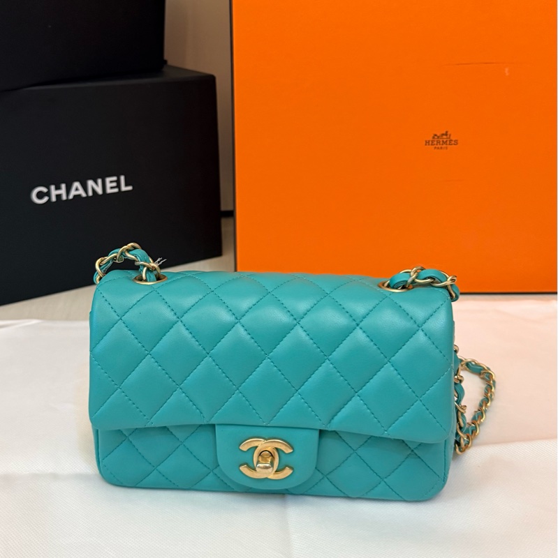 chanel小羊皮mini CF-1