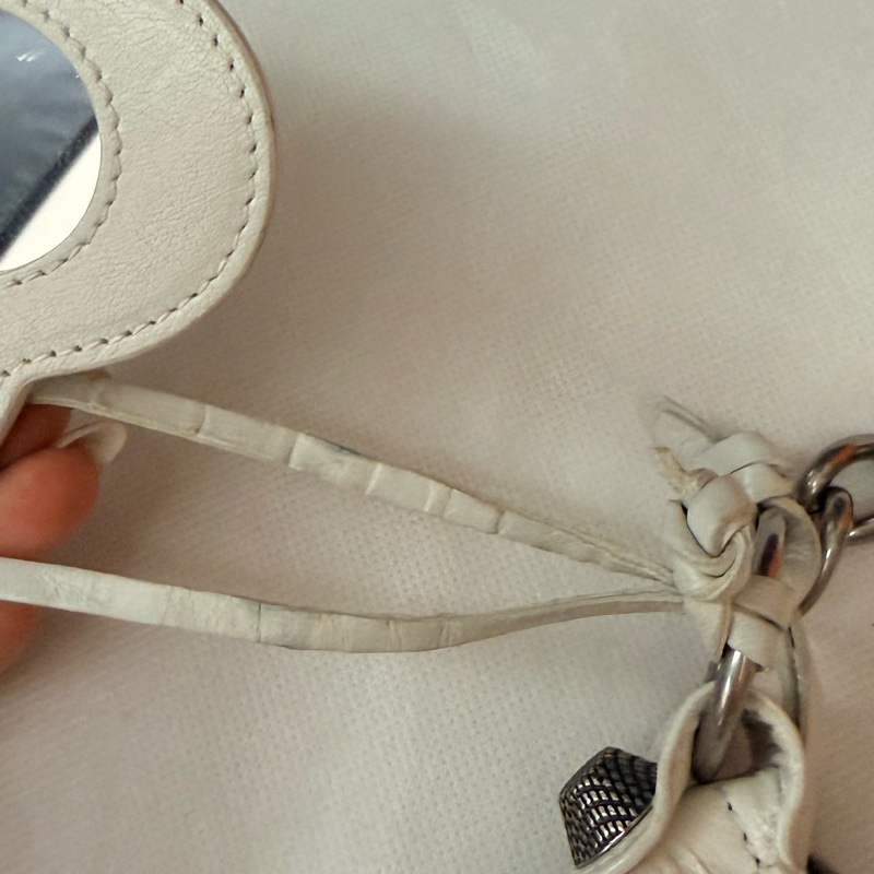 balenciaga白色機車包-6