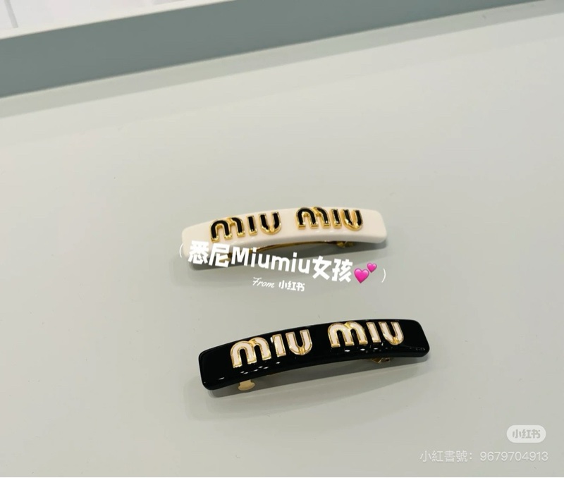 港現🇭🇰miumiu 👩‍🦰 新款髮夾-2