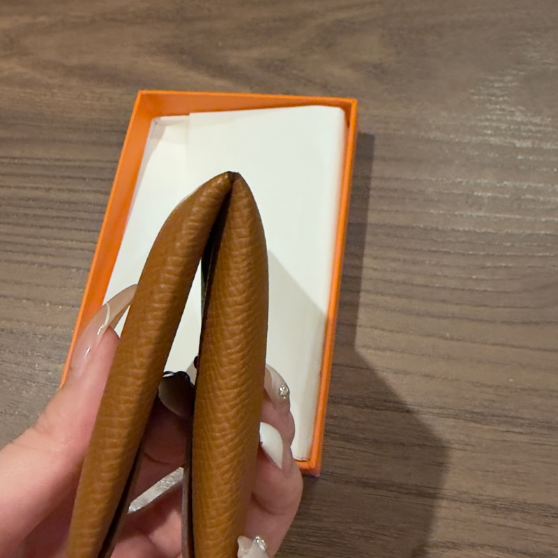 愛馬仕Hermès Calvi 卡包 W刻 金棕✨-4